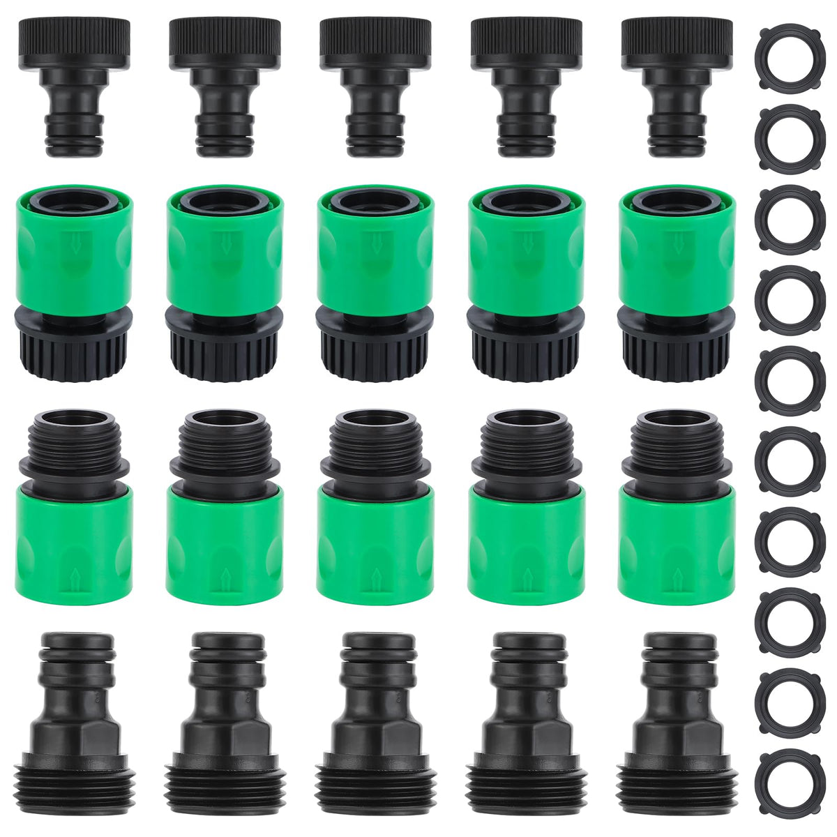 VYH front packaging showing full 20-piece quick-connect kit and benefits