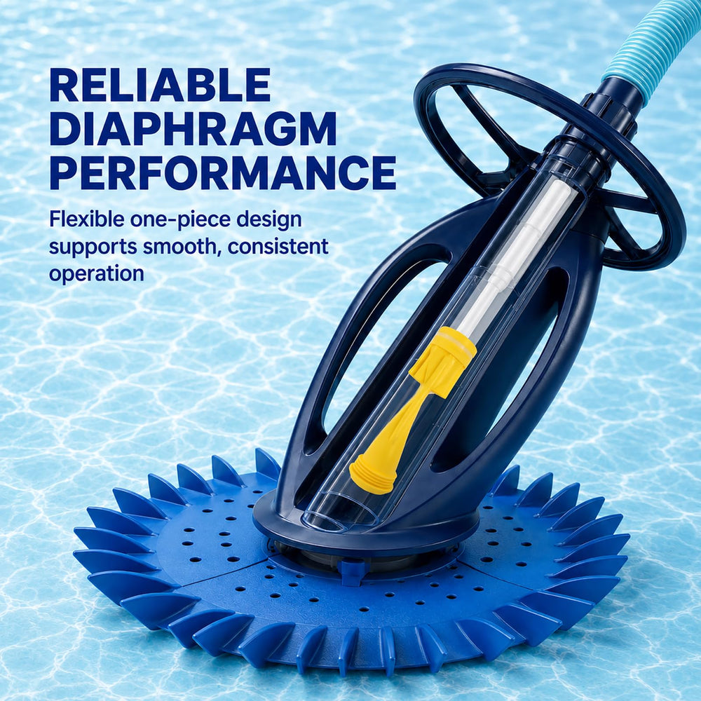Wadoy replacement diaphragm in a working pool cleaner restoring motion