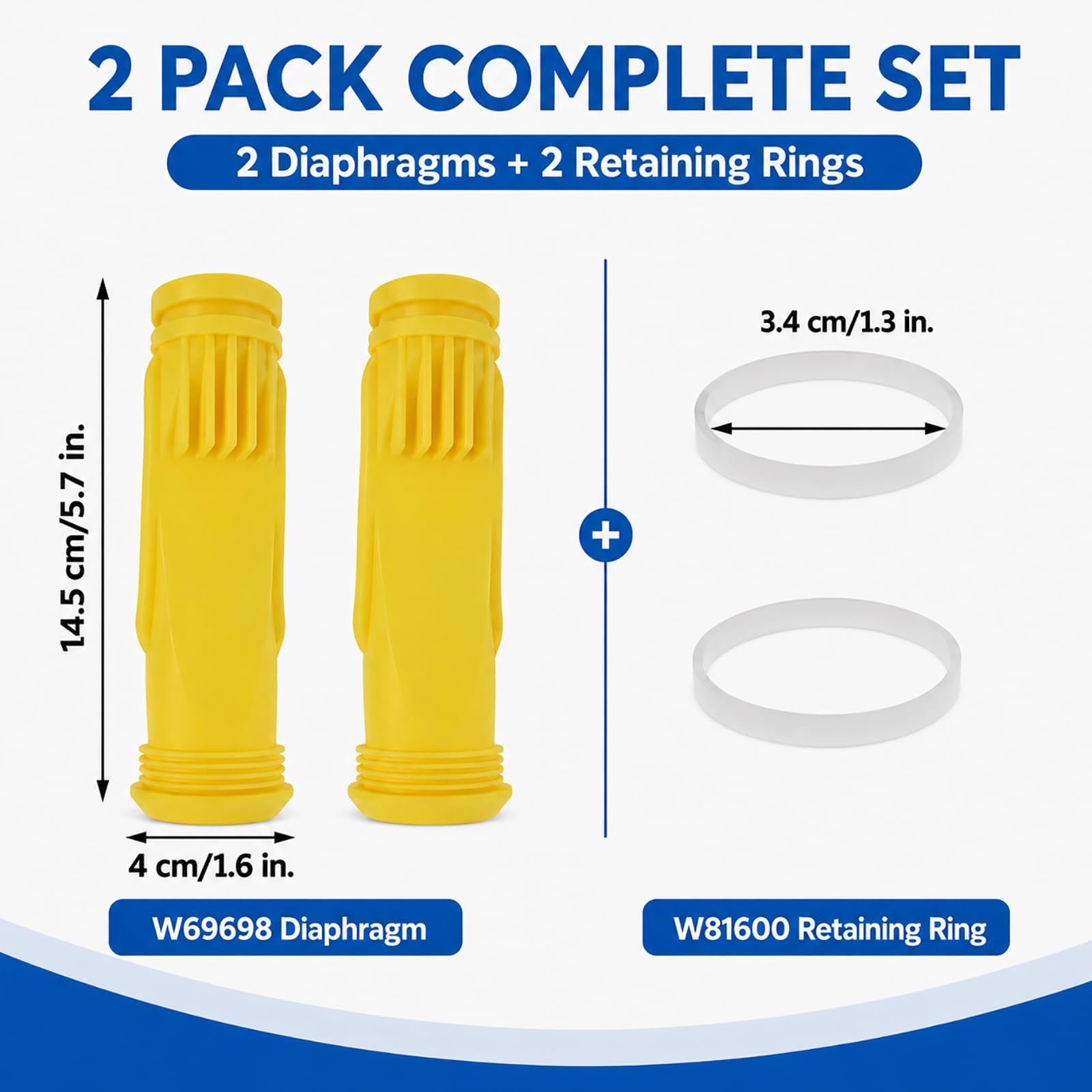 Wadoy W81600 retaining ring detail illustrating secure fit and reliable sealing