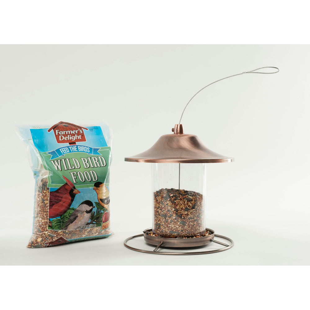Wagner's bag size comparison with household item showing 10-pound scale