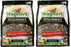 Wagner's front of bag showing Songbird Banquet branding and ingredient highlights increases buyer confidence