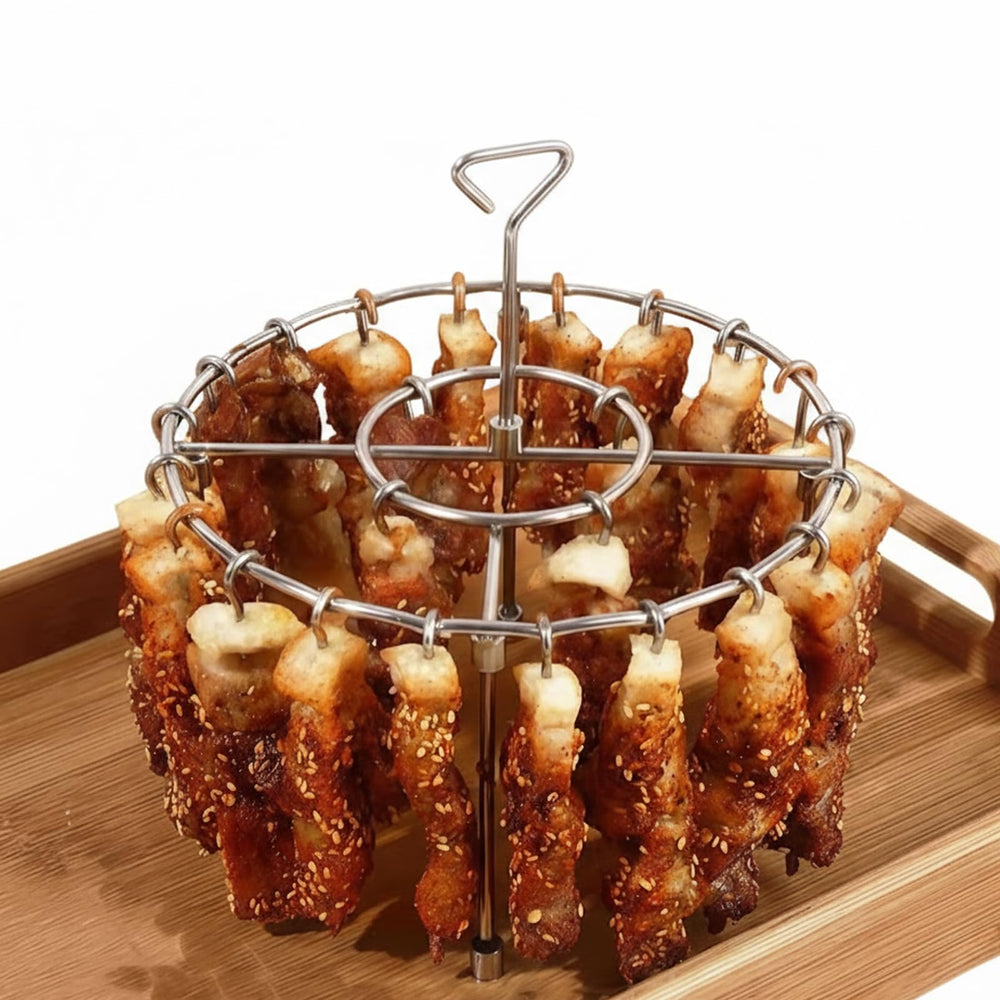 Wah Shing Yuen front view rack assembled showing stable cooking benefit