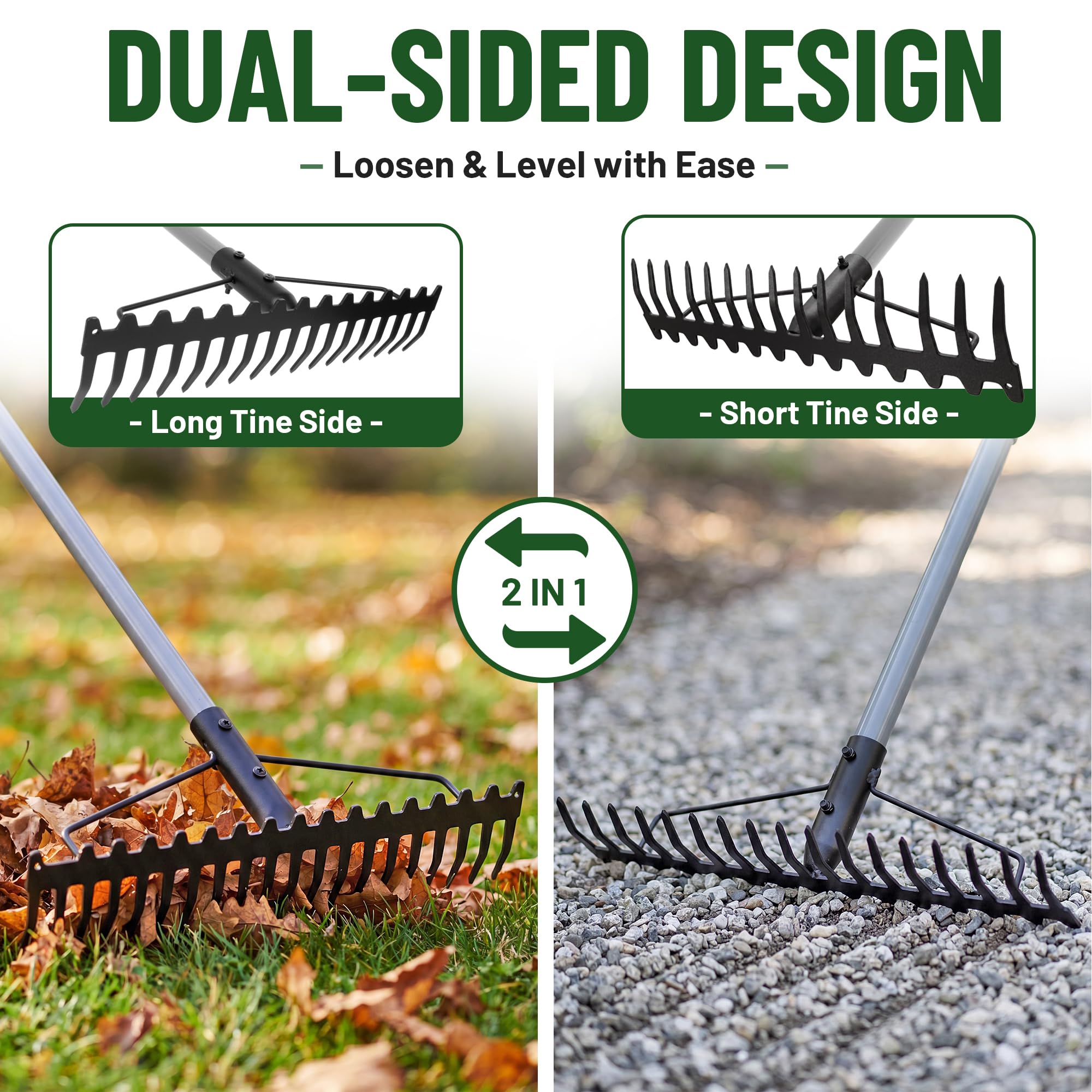Walensee close-up on tines and triple-welds highlighting durable construction