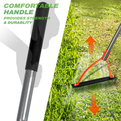 Walensee handle grip detail with rubber cushion, offering comfortable hold