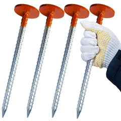 WANSRUYI front packaging view showing four orange rebar stakes for clear identification and quick use