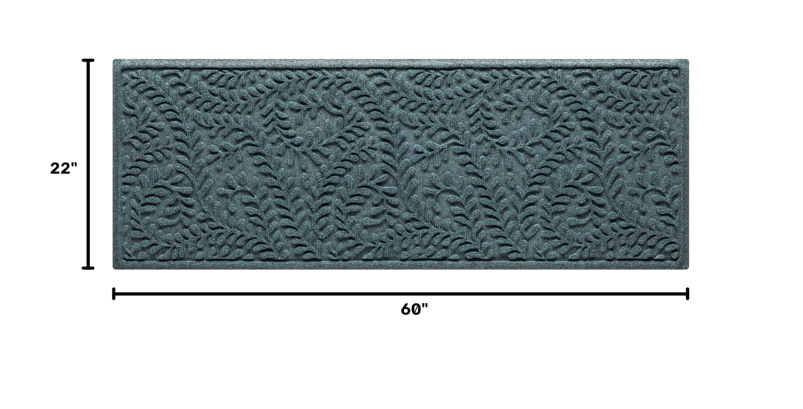 WaterHog Boxwood close-up of PET fiber texture for effective scraping
