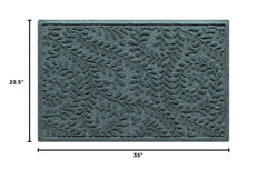 WaterHog Boxwood close-up of ridged grooves capturing water and debris effectively