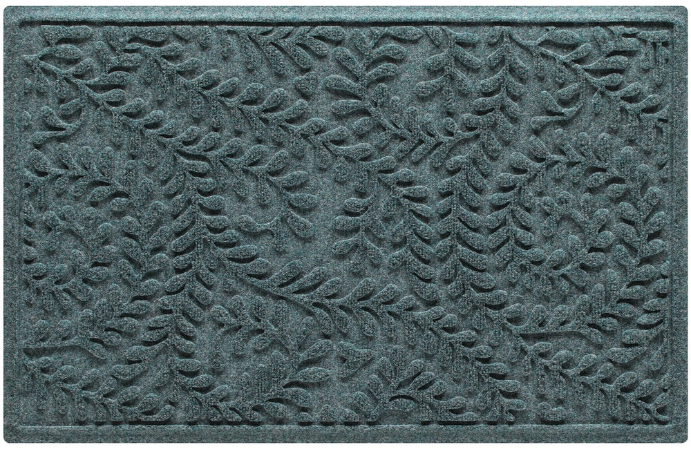 WaterHog Boxwood front view showing decorative ridged floral surface and curb appeal