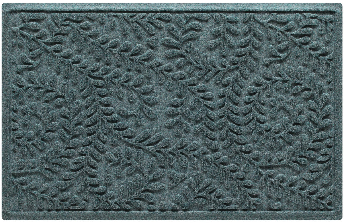 WaterHog Boxwood front view showing decorative ridged floral surface and curb appeal