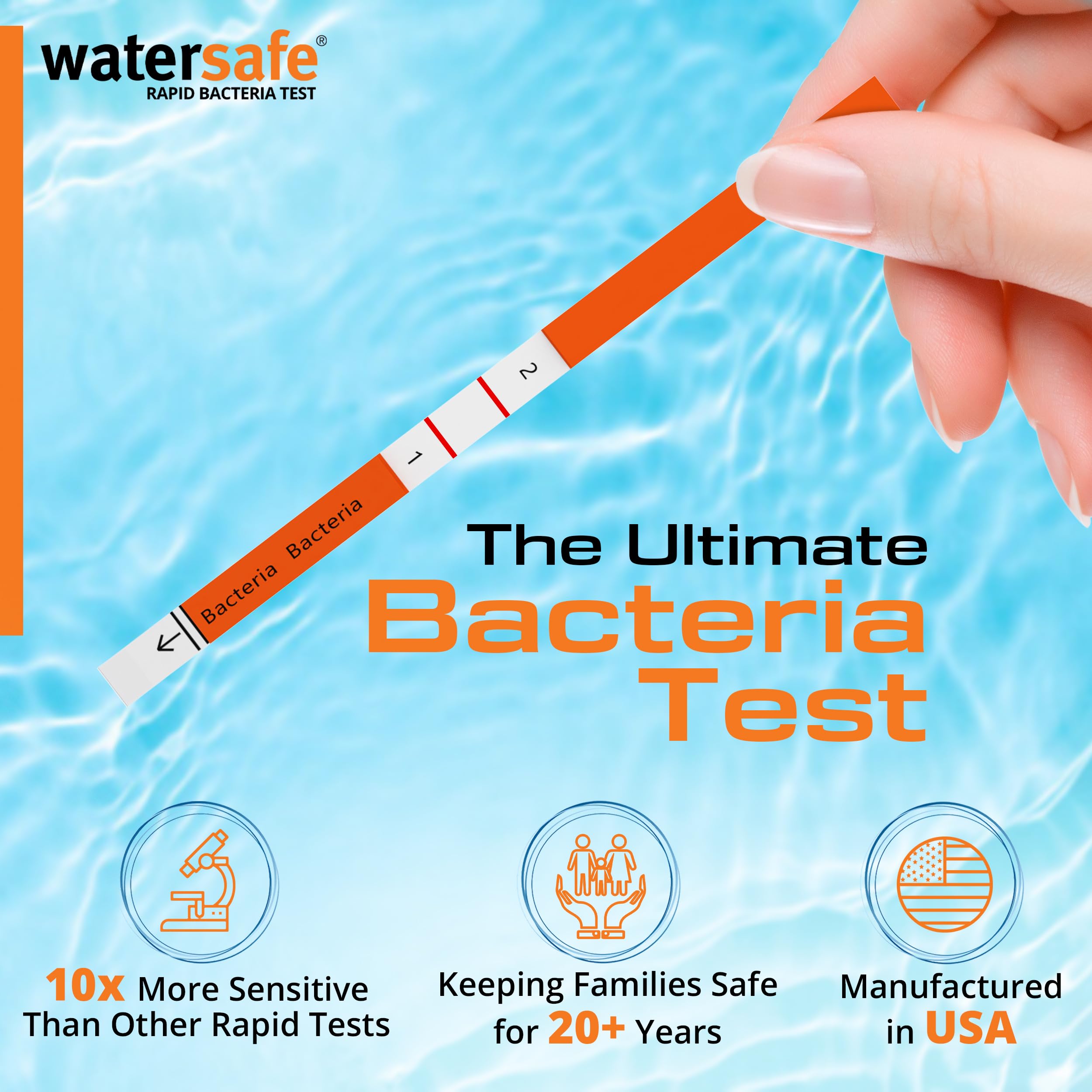 Watersafe textured strip material detail highlighting reliable construction and performance