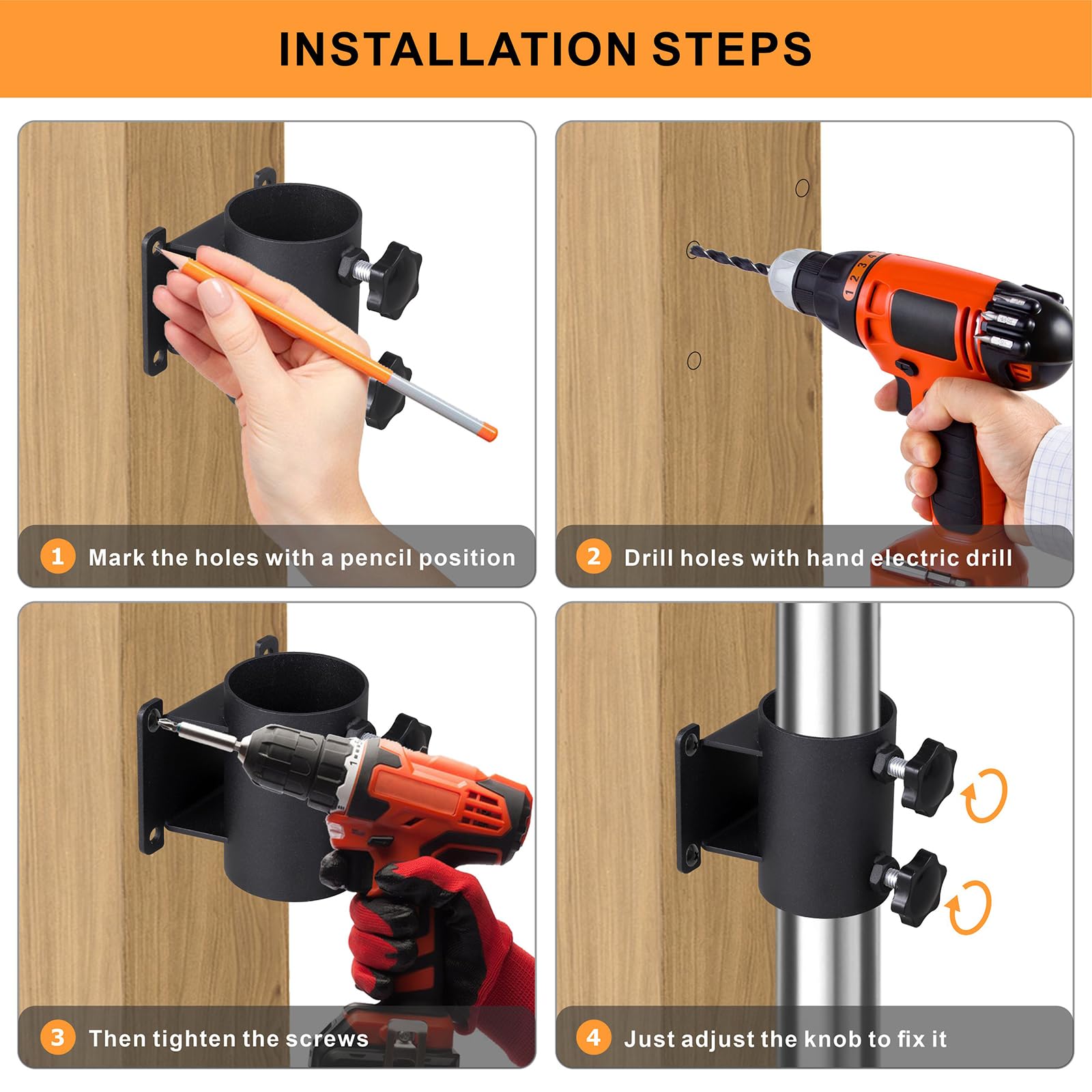 Wdwlbsm dual clamp setup on deck rail showing enhanced stability benefit