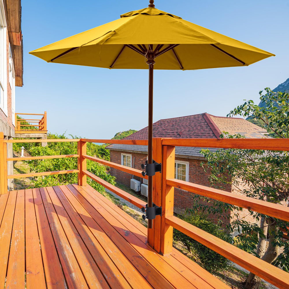Wdwlbsm size comparison with umbrella pole showing fit for 1.5–2" benefit