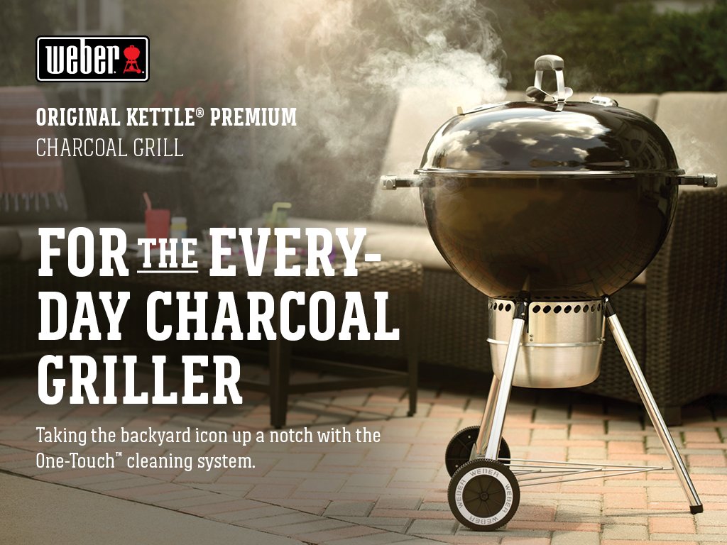 Weber rust-resistant aluminum damper detail offering precise airflow and heat control