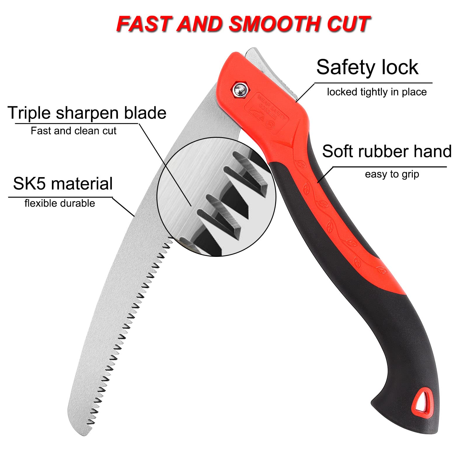 WEIMELTOY rubber handle detail providing comfortable non-slip grip benefit