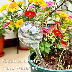 Wellinc globe in hanging basket helping consistent plant hydration
