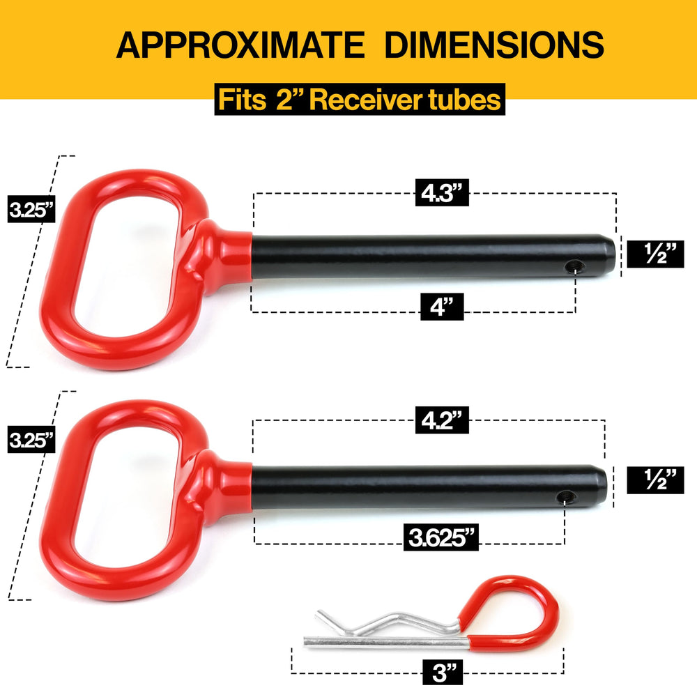 Wellmax shank length comparison showing 3-5/8" and 4" options for fit