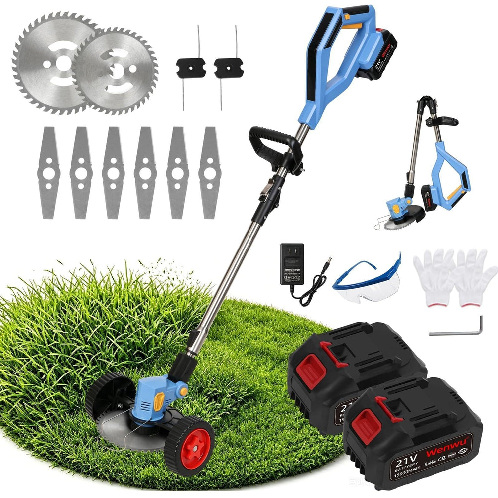 wenwu front view package showing tool and included batteries for quick setup