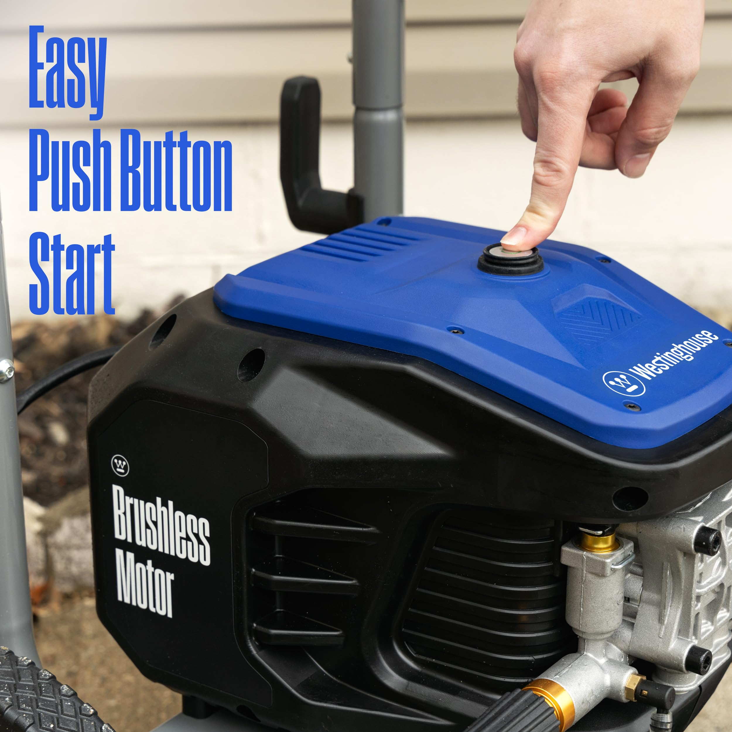Westinghouse control panel and five nozzles for versatile cleaning
