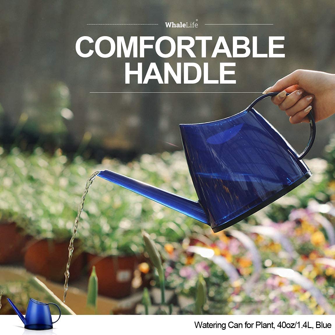 WhaleLife handheld size comparison showing lightweight portability benefit