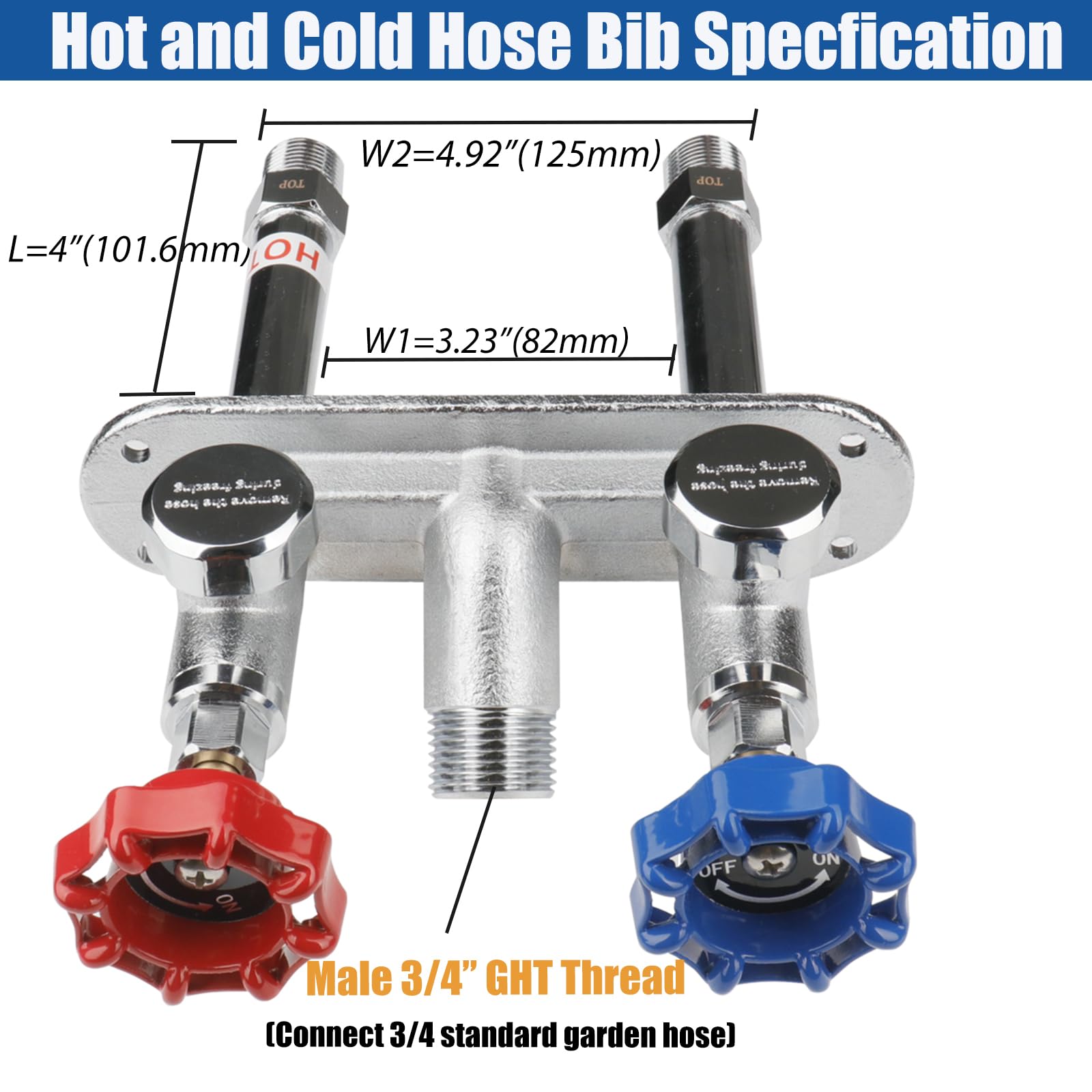 WHK close-up of vacuum breaker detail preventing freeze damage and pressure buildup