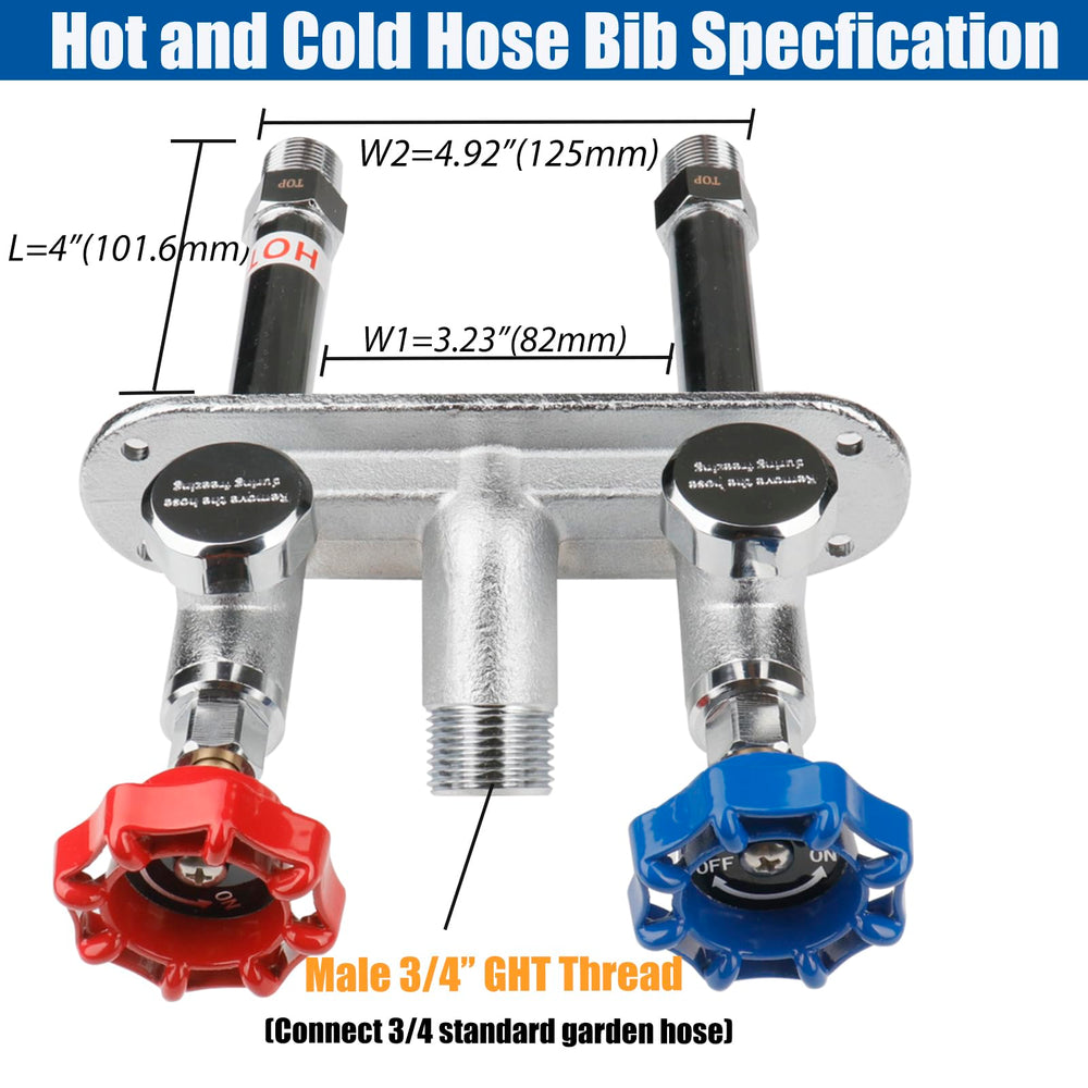 WHK close-up of vacuum breaker detail preventing freeze damage and pressure buildup