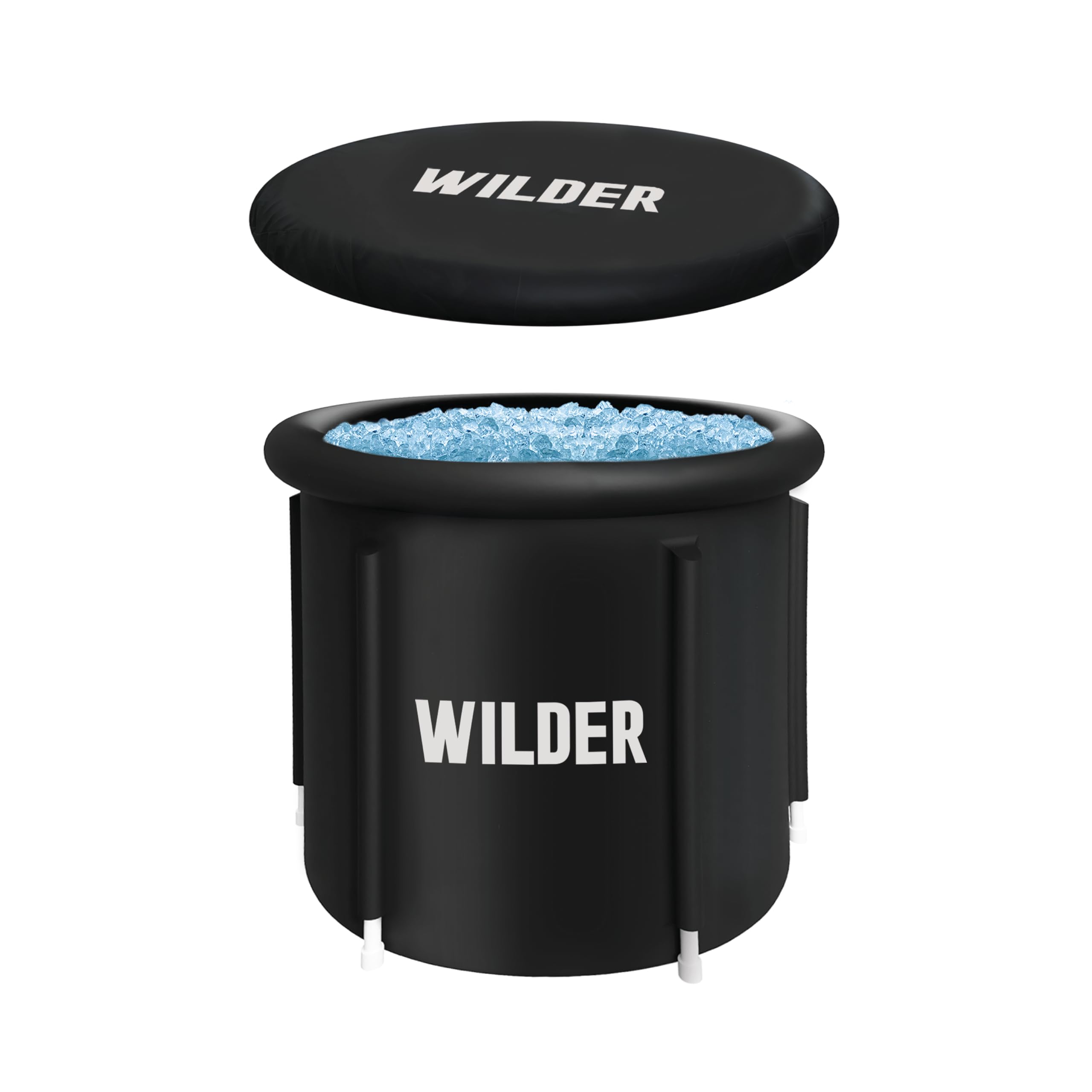 Wilder Games packed and transported tub highlighting lightweight design for on‑the‑go recovery