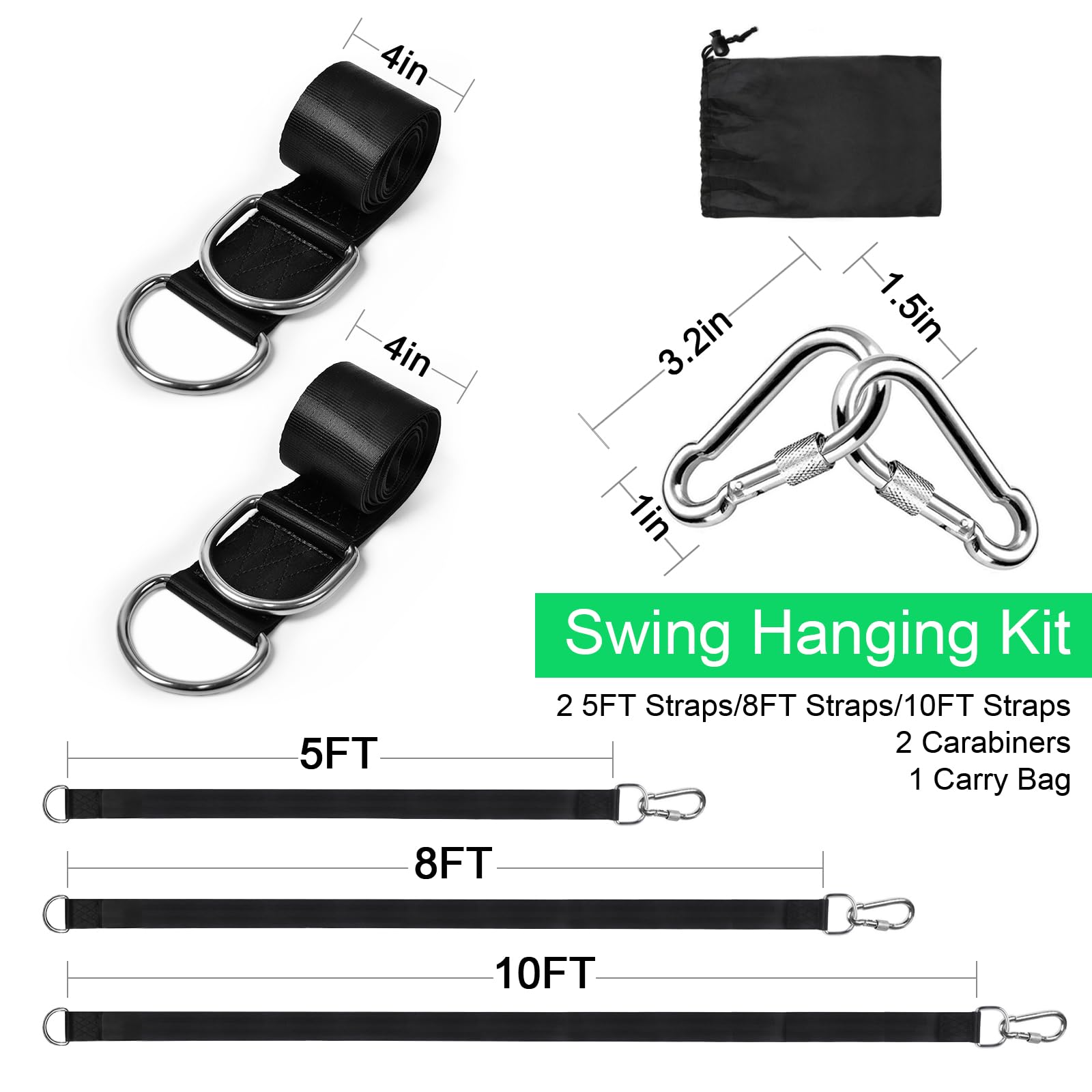 WILDJUE straps wrapped around branch showing easy tool-free installation
