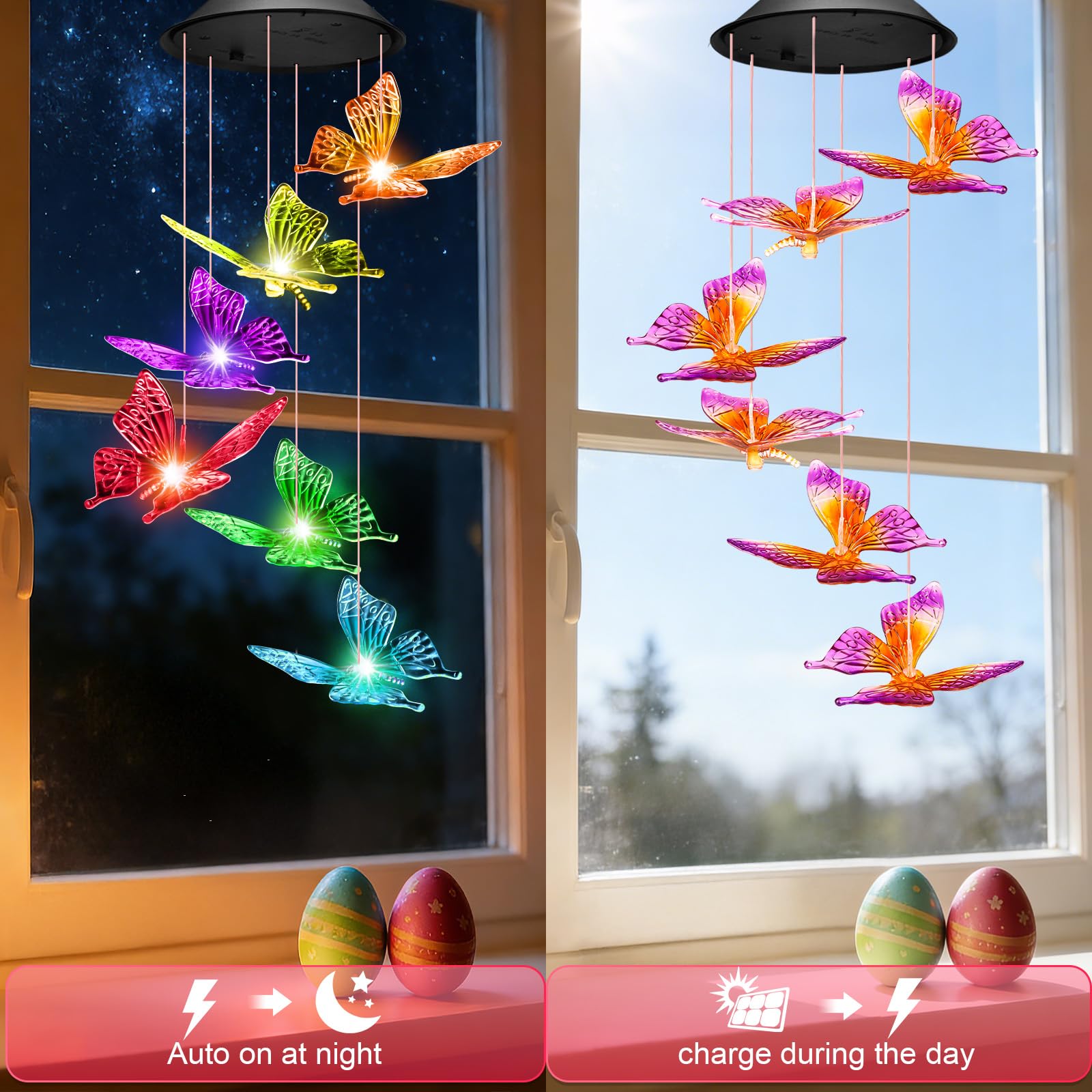 Winzwon included hanging hooks and hardware for easy outdoor installation