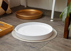Woiida close-up of ceramic rim detailing durable matte glaze for longevity