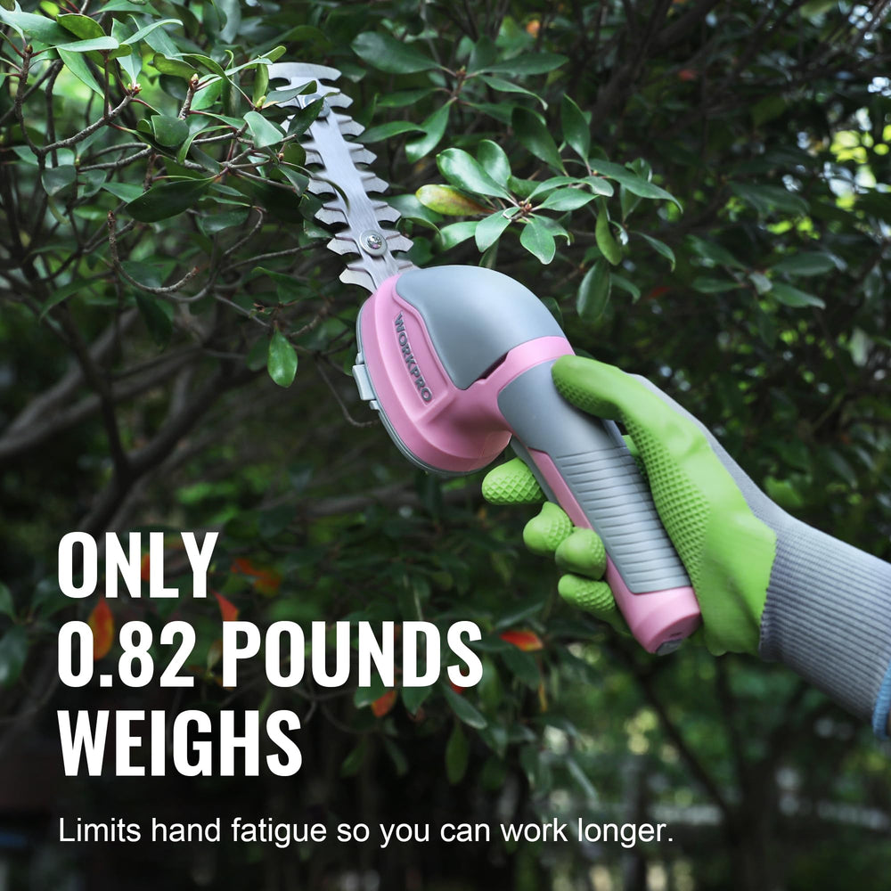 WORKPRO grass shear cutting edge trimming lawn, illustrates precise edging