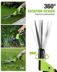 WORKPRO close-up of rotating head demonstrating adjustable cutting angles