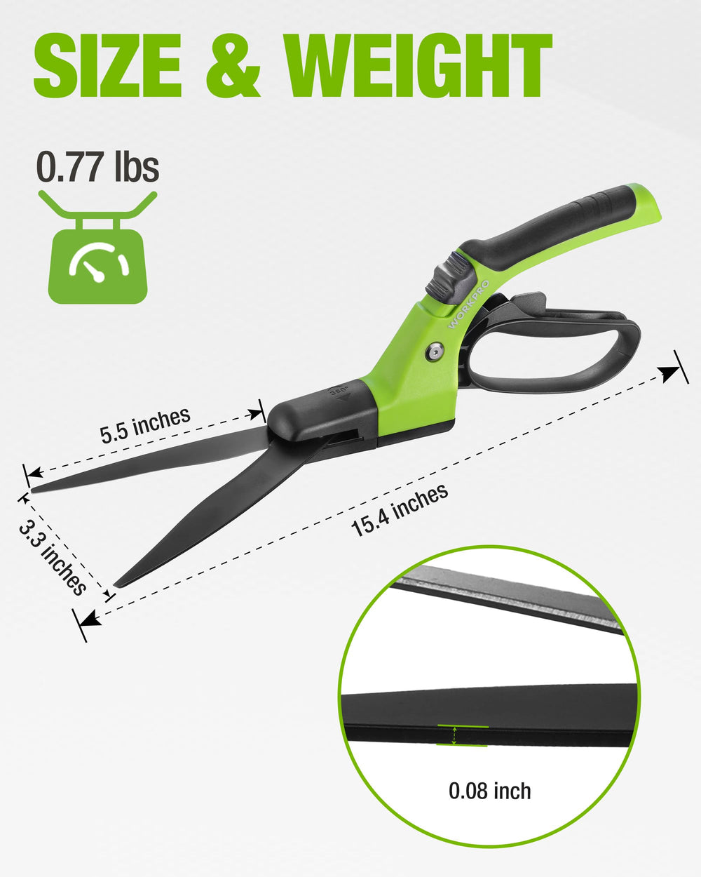 WORKPRO handheld scale comparison illustrating compact portable size