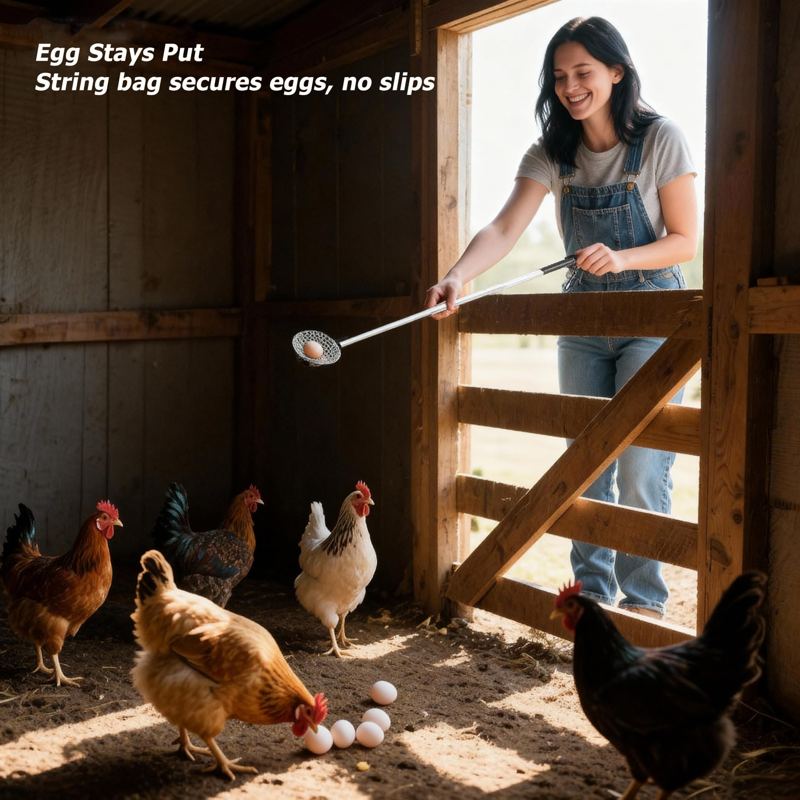 woyoo egg grabber collapsed for storage and portability benefit