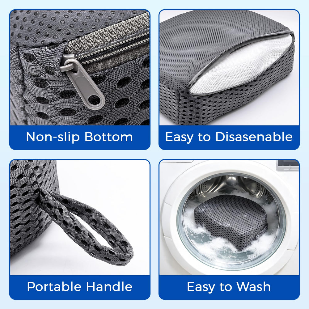 WQRHUVQ booster seat in a hot tub showing improved posture and comfort benefit