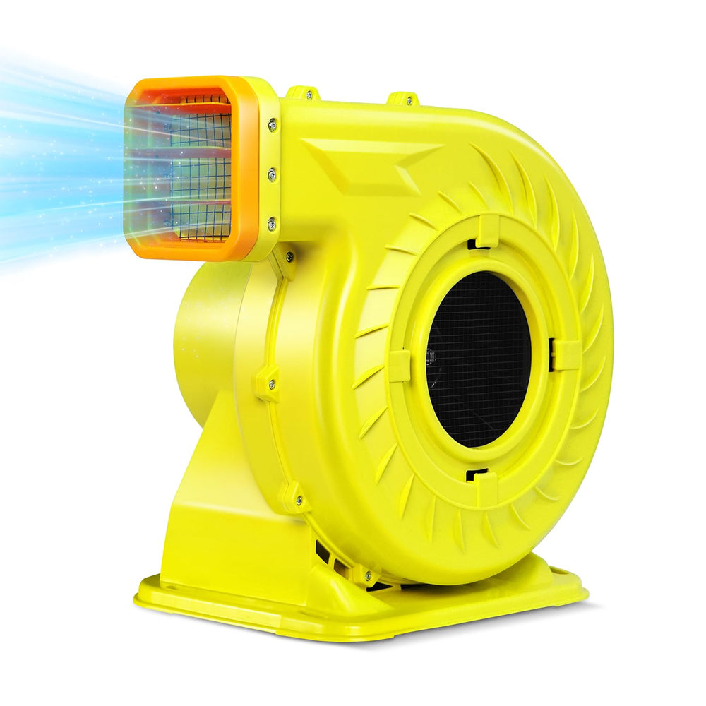 WZIIOT blower front view showing robust housing and stable base, reliable power delivery