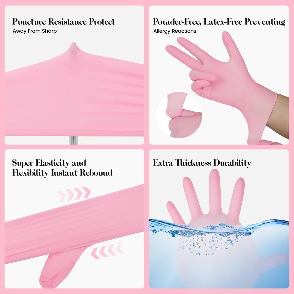 Xandoval gloves worn on child hand for messy craft protection