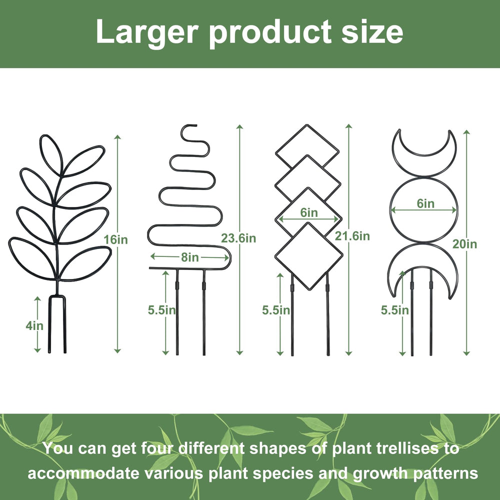 Xeeol trellis next to ruler showing 23 inch height and sizing clarity