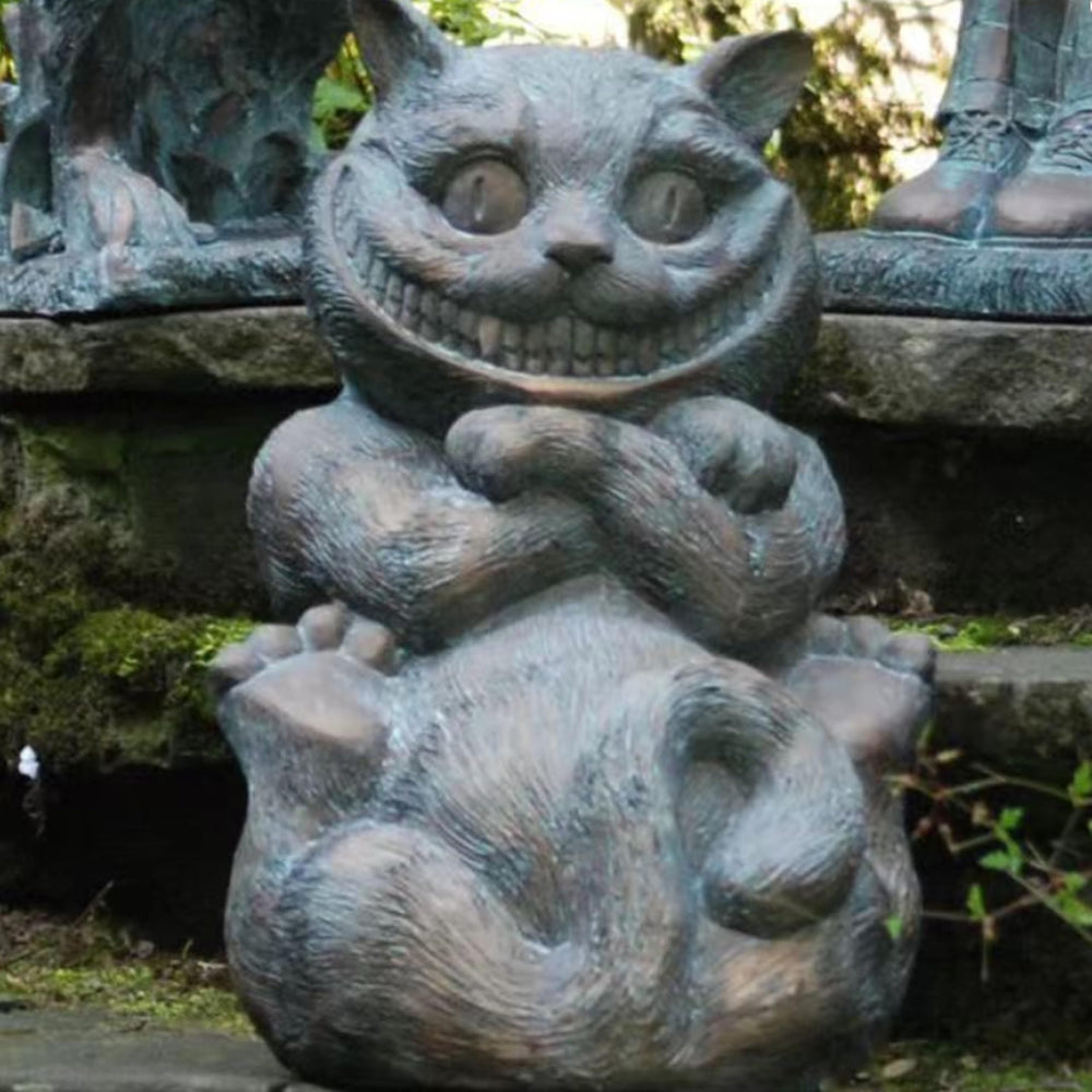 xieyaxie statue beside ruler and hand showing scale and easy placement
