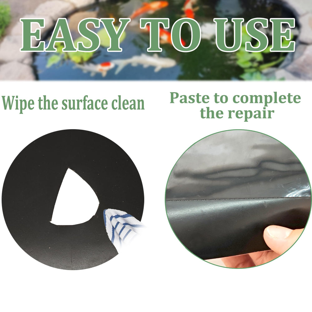 Xinhw used during pond maintenance illustrating dependable leak prevention