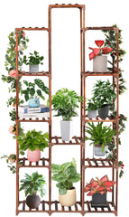 XXXFLOWER front view full assembly showing tall multi-tier display and organized plants
