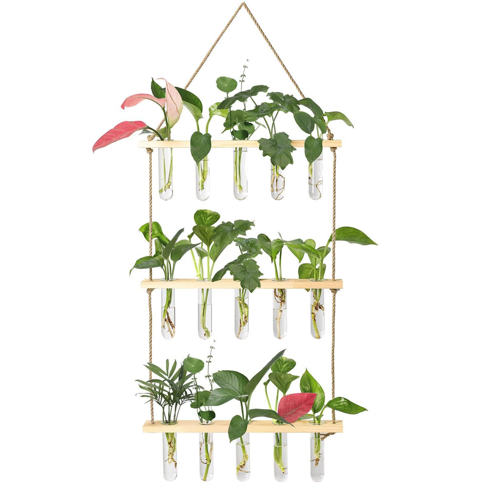 XXXFLOWER front view showing full hanging propagation station and neat display