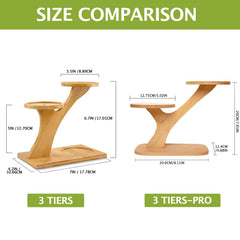 XXXFLOWER side profile of ladder design offering vertical organization and space saving