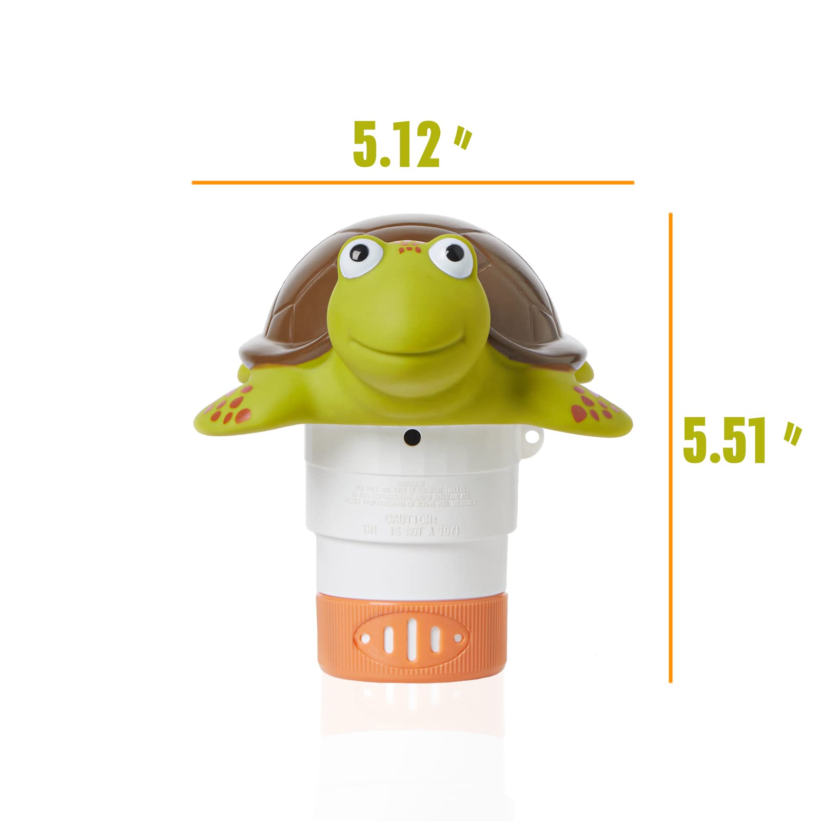 XY-WQ turtle floater collapsed for compact storage and transport