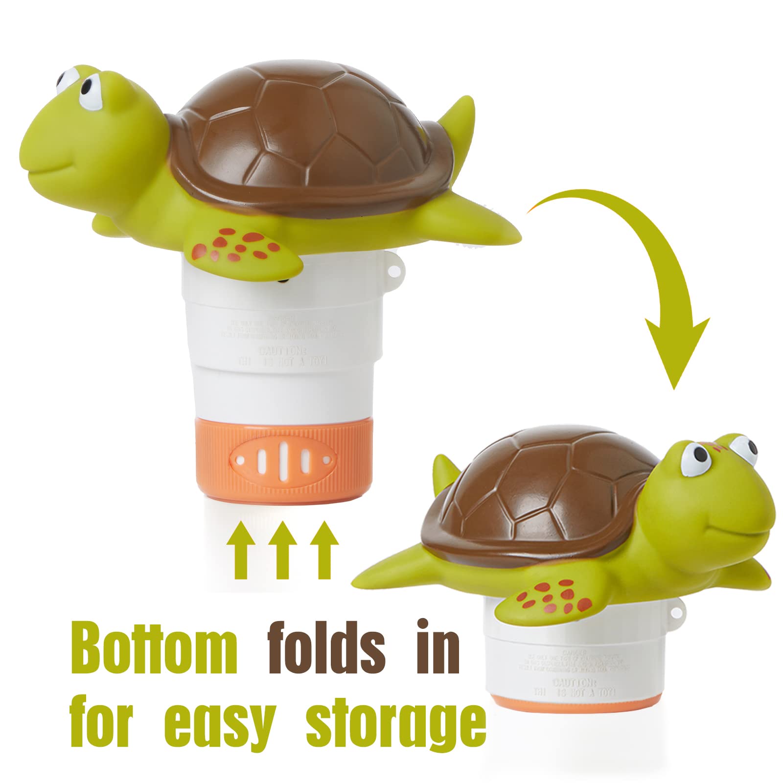 XY-WQ turtle floater adjustable flow ring closeup for precise release