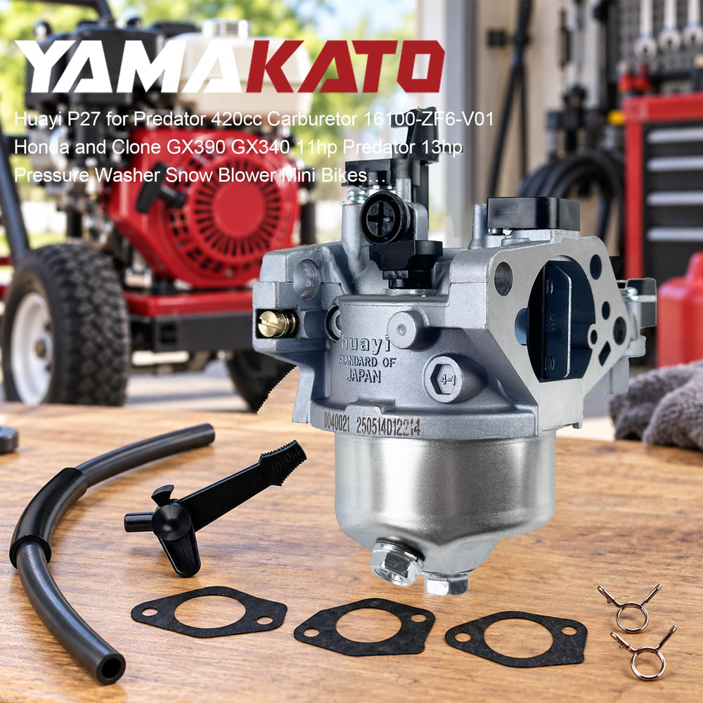 YAMAKATO P27 installed on small engine demonstrating compatibility and reliable fit