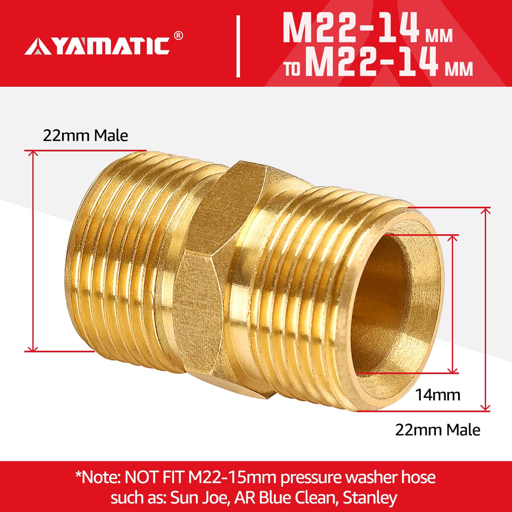YAMATIC side profile highlighting solid-brass body for long-lasting durability