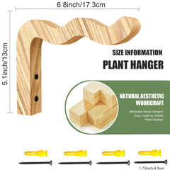 Yaostepqi wall hanger mounted with a woven plant basket demonstrating sturdy, stylish support