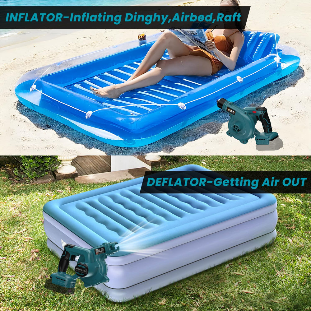 YAWV dust bag and large nozzle detail for efficient debris collection