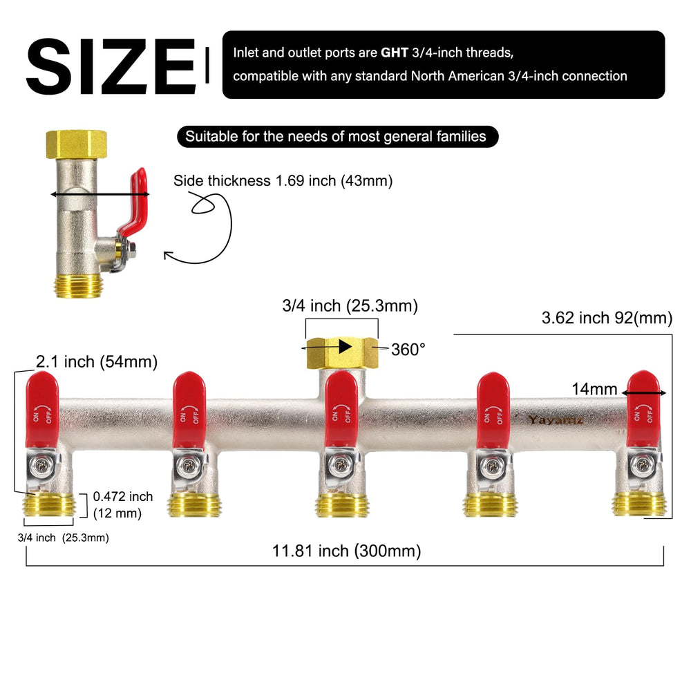 Yayamz close-up of precision brass ball valves and metal handles for smooth, reliable control