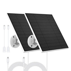 YCTechCam front view of two solar panels showing compact design and reliable power